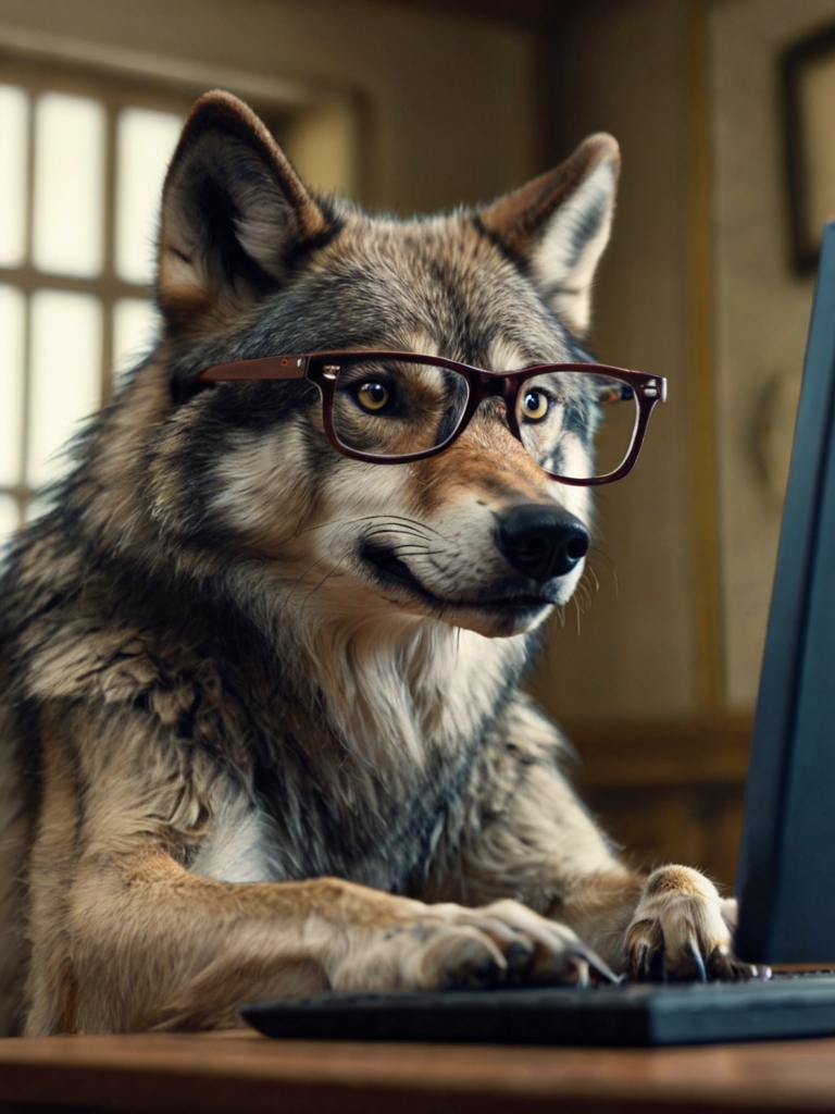 Default_a_wolf_with_reading_glasses_with_a_very_perplexed_look_3